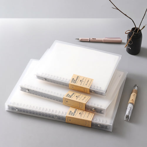 Susu Frosted Ring Binder Cover with Grid & Lined Paper